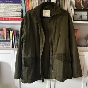 Velvet by Graham & Spencer Oakley Barn Jacket in Olive - M